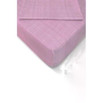 Alla Turca AT7607 120x200 CM Pembe Ranforce Lastikli Çarşaf Seti