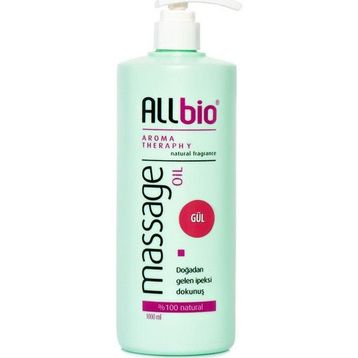 Allbio 1000 ml Gül Aromaterapi Masaj Yağı