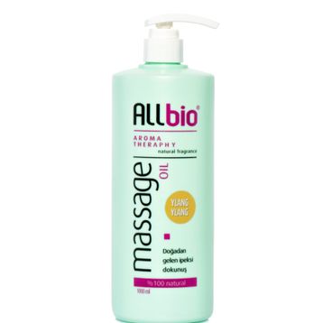 Allbio 1000 ml Ylang Ylang Aromaterapi Masaj Yağı