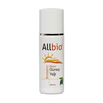 Allbio 150 ml Bronzlaştırıcı Güneş Yağı