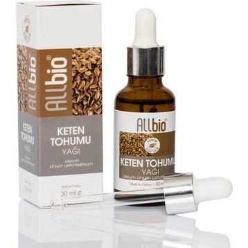 Allbio 30 ml Keten Tohumu Yağı