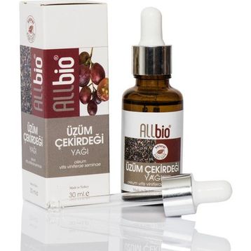 Allbio 30 ml Üzüm Çekirdeği Yağı