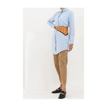 Allday 51664 Mavi Gizli Patlı Gömlek Tunik