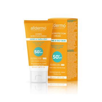 Alldermo 50 ml Akne Bakım Kremi