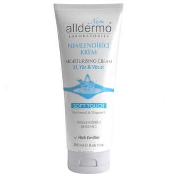 Alldermo Soft Touch 250 ml Tüp Nemlendirici El Kremi
