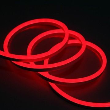 Alles 7x12 mm 5 mt OKE 12 V Kırmızı Neon Led Aydınlatma