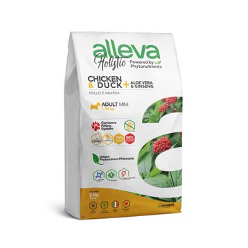 Alleva Holistik Tavuklu ve Ördekli Tahılsız Küçük Irk 2 kg Yetişkin Kuru Köpek Maması