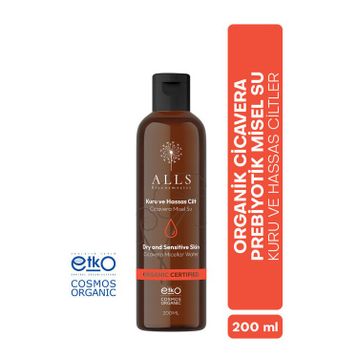 Alls Biocosmetics 200 ml Organik CicaVera Prebiyotik Misel Su