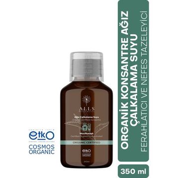 Alls Biocosmetics Organik 240 ml Sertifikalı Konsantre Ağız Çalkalama Suyu