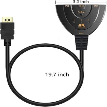 ALLY 3 Port Hdmı Çoklayıcı Full Hd Hdmi Switch
