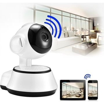Ally AL-34991 1080P HD Beyaz Gece Görüşlü Hareket Sensörlü Wifi Güvenlik Kamerası