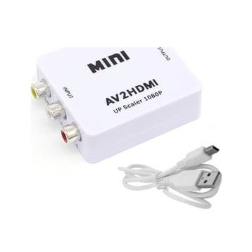 Ally Av To HDMI Mini Switch Rca Composit Audio Video HDMI Görüntü Çevirici Full Hd ve 720P Dönüştürü