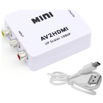 Ally Av To HDMI Mini Switch Rca Composit Audio Video HDMI Görüntü Çevirici Full Hd ve 720P Dönüştürü