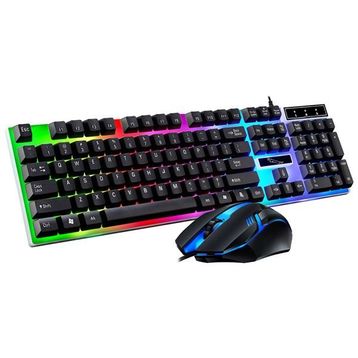 Ally G21B USB Işıklı Oyuncu Klavye Mouse Set