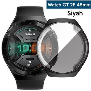 Ally Huawei Watch GT 2E 46 mm 360 Koruma Ultra İnce Silikon Kılıf