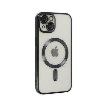 Ally iPhone 14 Plus 6.7 inç Renkli Kenar Lazer Çerçeveli Magsafe Uyumlu Silikon Cep Telefonu Kılıfı