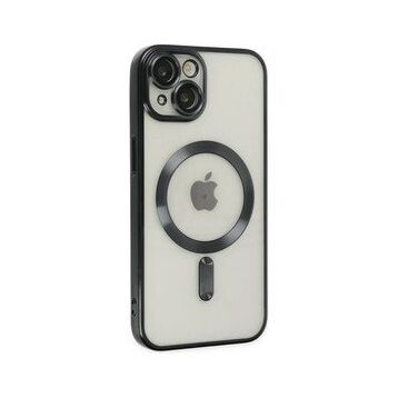 Ally iPhone 14 Plus 6.7 inç Renkli Kenar Lazer Çerçeveli Magsafe Uyumlu Silikon Cep Telefonu Kılıfı