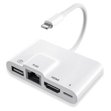 Ally İphone 3in1 Lightning Hdmı Rj45 Otg Digital Av Adaptör Hub