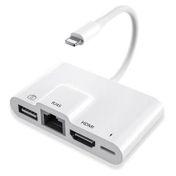 Ally İphone 3in1 Lightning Hdmı Rj45 Otg Digital Av Adaptör Hub