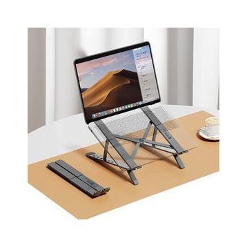 Ally MC N3-2 Gri Katlanabilir Metal Masaüstü Laptop Standı