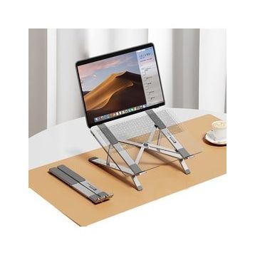 Ally MC N3-2 Gümüş Katlanabilir Metal Masaüstü Laptop Standı