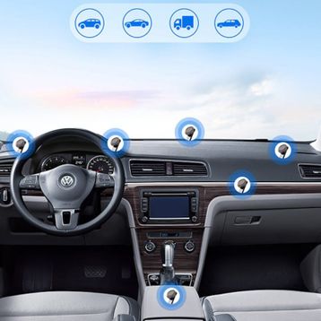 Ally Mıknatıslı Siyah Cam ve Torpido Üstü Araç Telefon Tutucu