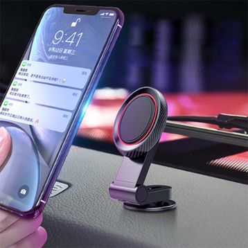 Ally Mıknatıslı Siyah Cam ve Torpido Üstü Araç Telefon Tutucu