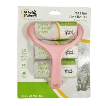 Ally Paws 60 Yaprak Kedi ve Köpek Tüy Toplama Rulosu