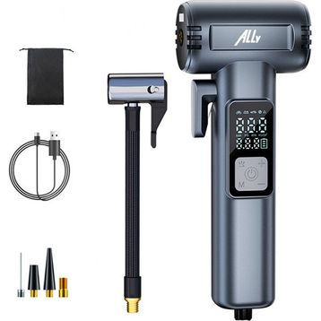Ally ST-5530 Dijital Şarjlı Araç Lastik Siyah Hava Şişirme Pompası