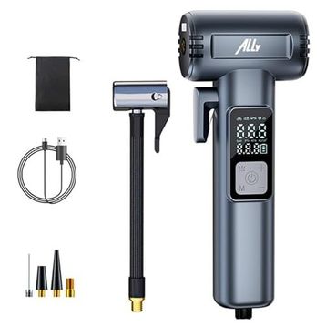 Ally ST-5530 Dijital Şarjlı Araç Lastik Siyah Hava Şişirme Pompası