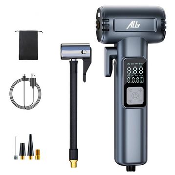 Ally ST-5530 Dijital Şarjlı Araç Lastik Siyah Hava Şişirme Pompası