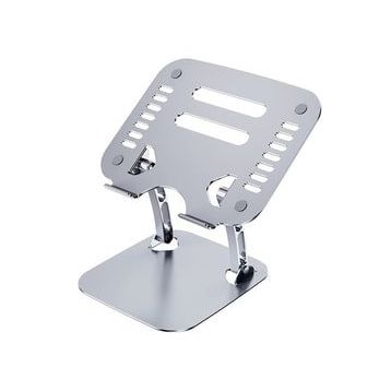 Ally T602 Gümüş Ayarlanabilir Katlanır Isı Havalandırmalı Alüminyum Laptop Standı