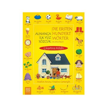 Almanca İlk Yüz Sözcük Çıkartma Kitabı - Kolektif