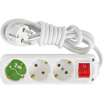 Almera 2 m Elektrik 3'lü Topraklı Priz