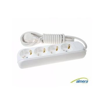 Almera 4'lü 3 m Topraklı Priz