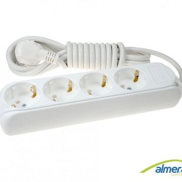 Almera 4'lü 3 m Topraklı Priz