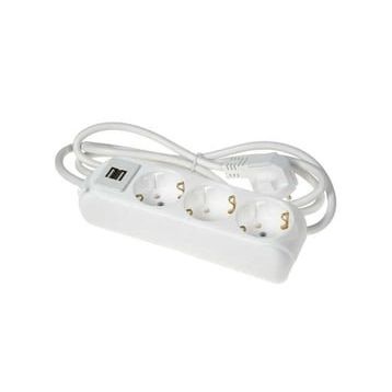 Almera Usb'li 3'lü 2 m Topraklı Priz