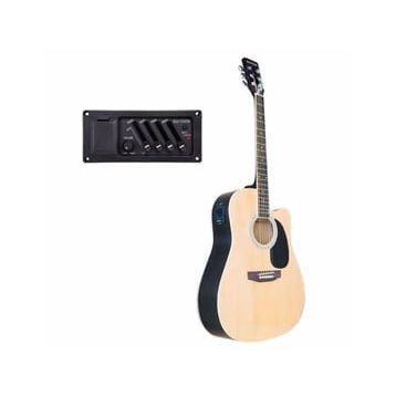 Almira F650N-C Naturel Elektro Akustik Gitar