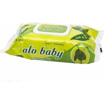 Alo Baby Zeytinli 102 Adet Islak Temizleme Mendili