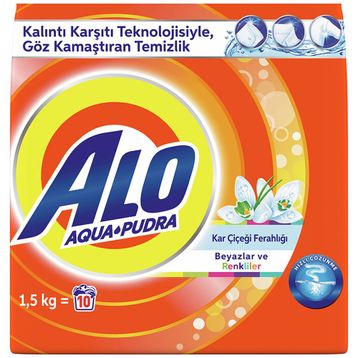 Alo Toz Kar Çiçeği 1500 gr Beyazlar Renkliler Çamaşır Deterjanı
