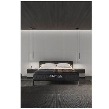 Alpha Kapa Black Full Ortopedik Paket Yaylı 140x190 cm Yatak