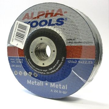Alpha Tools 125 mm Metal Mavi 10'lu Kesici Disk