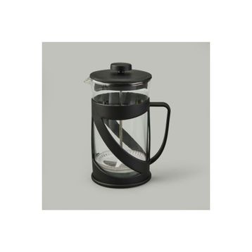 Alpina 600 ml Şeffaf Siyah French Press