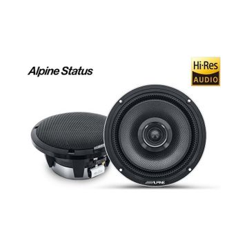Alpine Status Çözünürlüklü 6,5 inç 16,5 cm Koaksiyel Hoparlörler