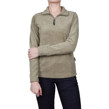 Alpinist High Hill Haki Kadın Polar Sweatshirt
