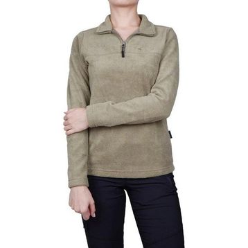 Alpinist High Hill Haki Kadın Polar Sweatshirt