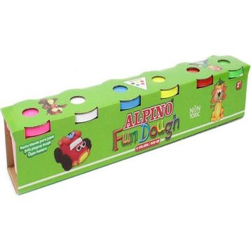 Alpino 100 g DP-000301 6'lı Renkli Oyun Hamuru