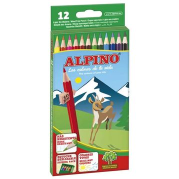 Alpino AL-654 12 Renk Kuru Boya Kalemi