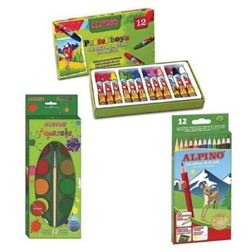 Alpino AL013654 12'li Silinebilir Kuruboya