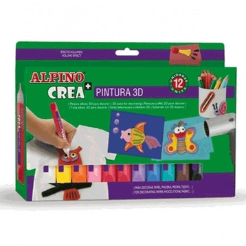 Alpino DH-05 Crea Pintura 3D 12'li Boya